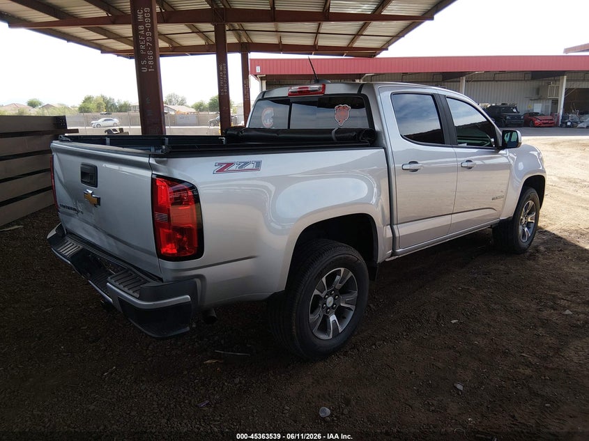 2017 Chevrolet Colorado VIN 1GCGSDENXH1303295 IAAI salvage auction — REAR END, Salvage (Arizona), sold $7,200 on 2026-07-10 (photo 4)