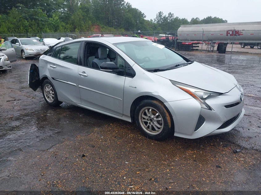 2016 Toyota Prius VIN JTDKBRFU2G3009003 IAAI salvage auction — REAR END, Salvage (Mississippi), sold $1,650 on 2026-07-13 (photo 1)