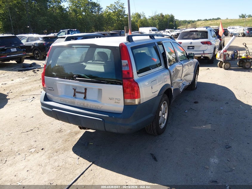 2004 Volvo Xc70 VIN YV1SZ59H741160309 IAAI salvage auction — RIGHT SIDE, Salvage (New Hampshire), sold $300 on 2026-08-12 (photo 4)