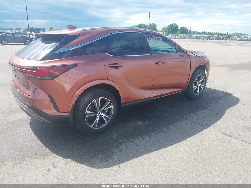 2025 Lexus Rx VIN 2T2BAMCA1SC095383 IAAI salvage auction — FRONT END, Salvage (Minnesota), sold $21,200 on 2026-07-30 (photo 4)