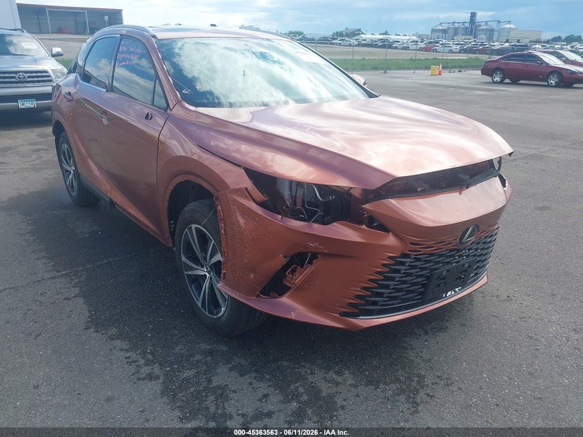 2025 Lexus Rx VIN 2T2BAMCA1SC095383 IAAI salvage auction — FRONT END, Salvage (Minnesota), sold $21,200 on 2026-07-30 (photo 6)