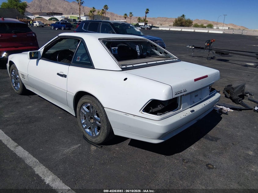 1991 Mercedes-benz 500 VIN WDBFA66E3MF035968 IAAI salvage auction — NORMAL WEAR, Clear (Nevada), sold $325 on 2026-07-24 (photo 3)