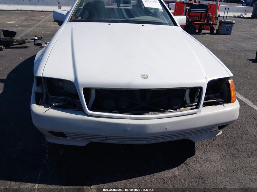 1991 Mercedes-benz 500 VIN WDBFA66E3MF035968 IAAI salvage auction — NORMAL WEAR, Clear (Nevada), sold $325 on 2026-07-24 (photo 6)