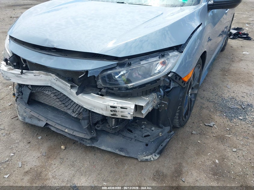 2021 Honda Civic VIN SHHFK7H40MU223973 IAAI salvage auction — FRONT END, Salvage (Virginia), sold $7,100 on 2026-07-28 (photo 6)