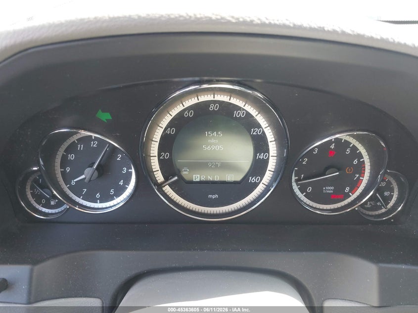 2011 Mercedes-benz E-klasse VIN WDDKK5GF5BF098586 IAAI salvage auction — RIGHT REAR, Salvage (Arizona), sold $1,950 on 2026-07-14 (photo 7)