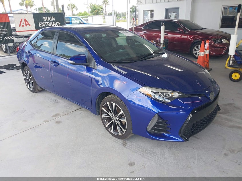 2019 Toyota Corolla VIN 5YFBURHE4KP921261 IAAI salvage auction — REAR END, Salvage Title, sold $3,550 on 2026-07-22 (photo 1)