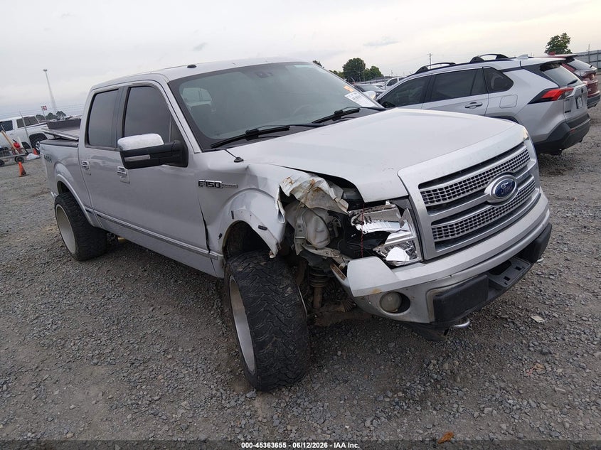 2009 Ford F-150 VIN 1FTPW14VX9FA81401 IAAI salvage auction — FRONT END, Clear (Arkansas), sold $1,600 on 2026-08-01 (photo 1)