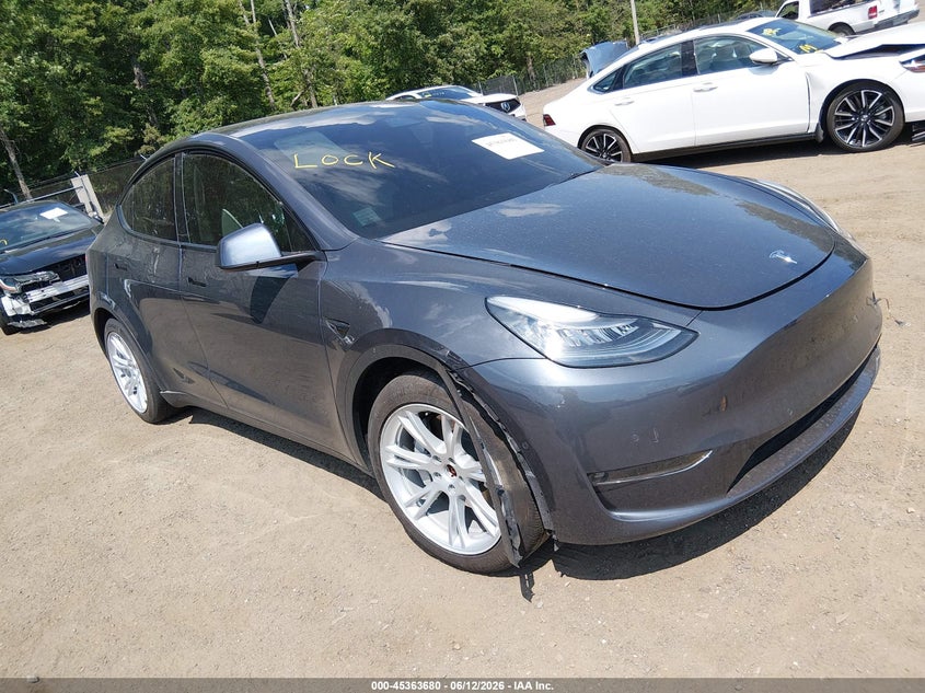 2021 Tesla Model y VIN 5YJYGAEE1MF130983 IAAI salvage auction — UNDERCARRIAGE, Salvage - 75% Or Less (Maryland), sold $8,700 on 2026-07-26 (photo 1)