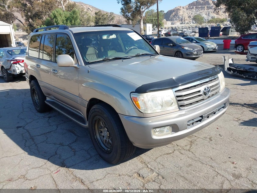 2006 Toyota Land cruiser VIN JTEHT05JX62087328 IAAI salvage auction — REAR END, Salvage (California), sold $8,600 on 2026-07-10 (photo 1)