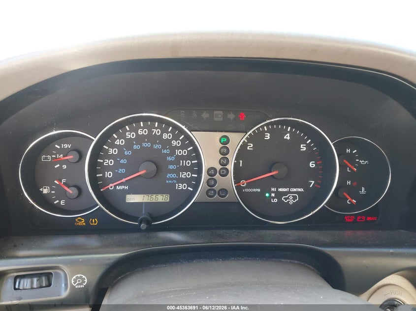2006 Toyota Land cruiser VIN JTEHT05JX62087328 IAAI salvage auction — REAR END, Salvage (California), sold $8,600 on 2026-07-10 (photo 7)