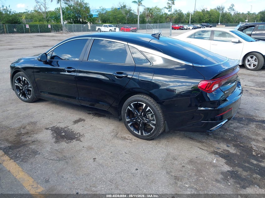 2022 Kia K5 VIN 5XXG64J29NG156340 IAAI salvage auction — RIGHT REAR, Rebuildable (Florida), sold $6,200 on 2026-07-27 (photo 3)