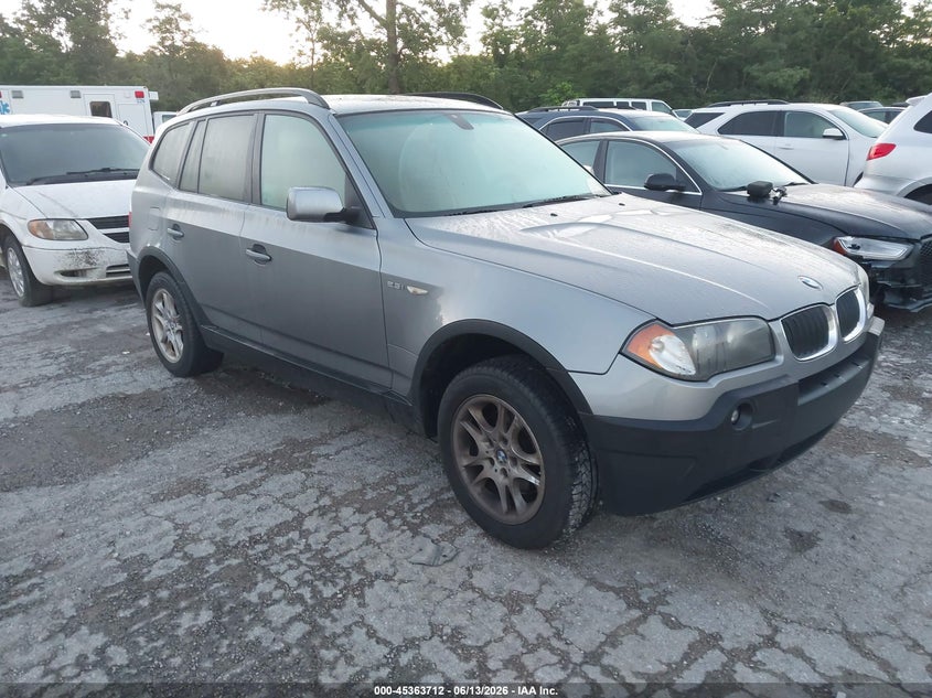 2004 BMW X3 VIN WBXPA73464WA77838 IAAI salvage auction — NORMAL WEAR, Original (Kentucky), sold $25 on 2026-07-20 (photo 1)