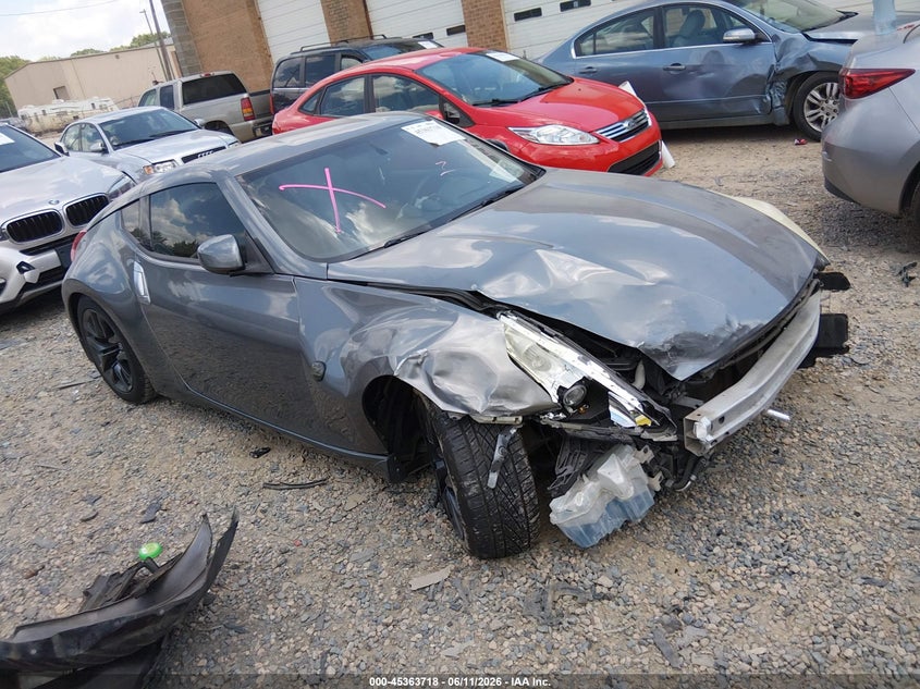 2014 Nissan 370z VIN JN1AZ4EH6EM633217 IAAI salvage auction — FRONT END, Salvage (North Carolina), sold $3,575 on 2026-07-06 (photo 1)
