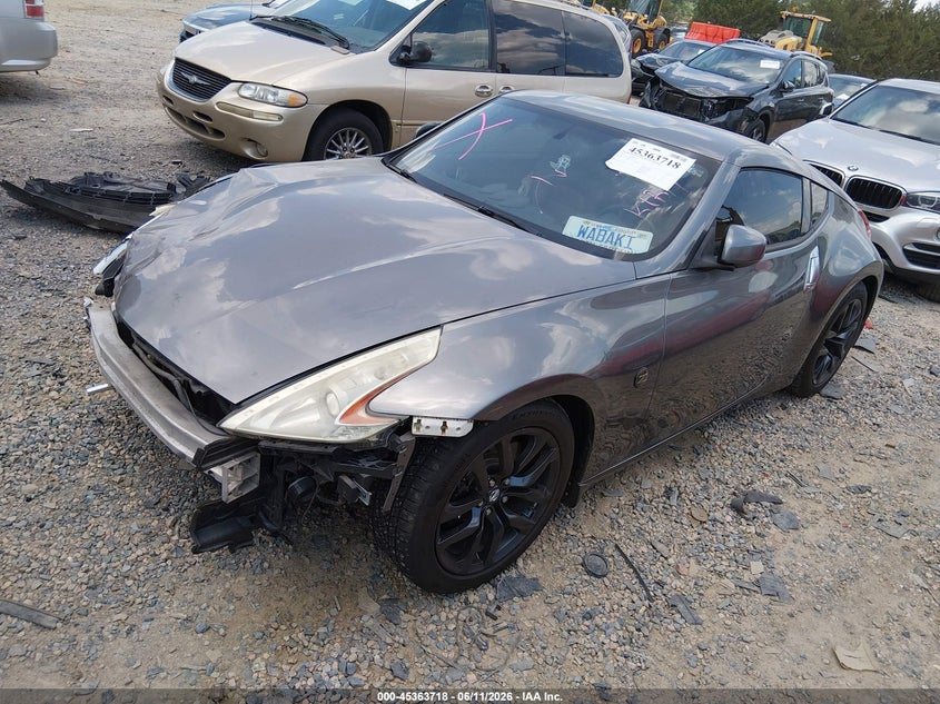 2014 Nissan 370z VIN JN1AZ4EH6EM633217 IAAI salvage auction — FRONT END, Salvage (North Carolina), sold $3,575 on 2026-07-06 (photo 2)