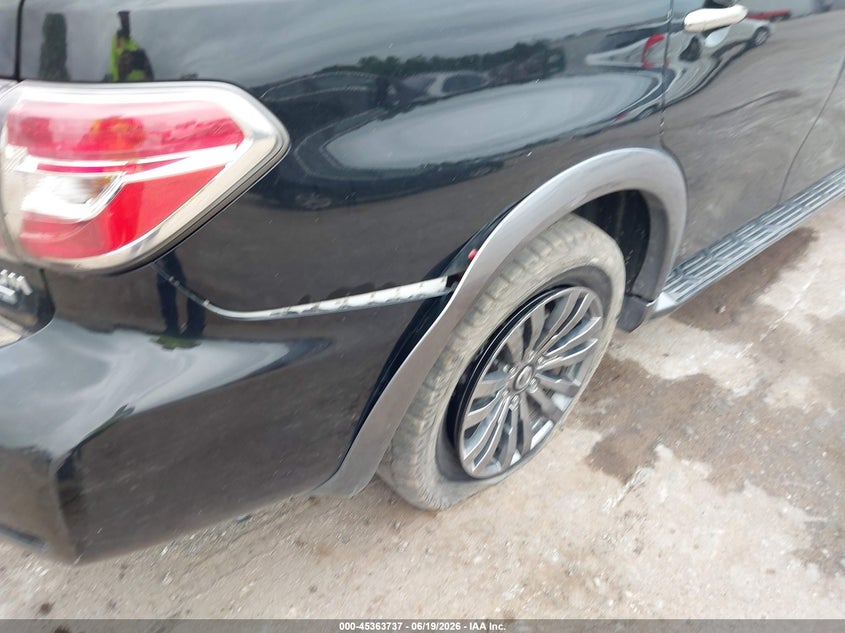 2018 Nissan Armada VIN JN8AY2NC4J9556390 IAAI salvage auction — SIDE, Salvage Title, sold $7,900 on 2026-08-02 (photo 6)