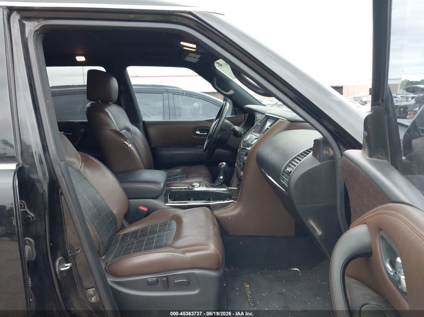 2018 Nissan Armada VIN JN8AY2NC4J9556390 IAAI salvage auction — SIDE, Salvage Title, sold $7,900 on 2026-08-02 (photo 5)