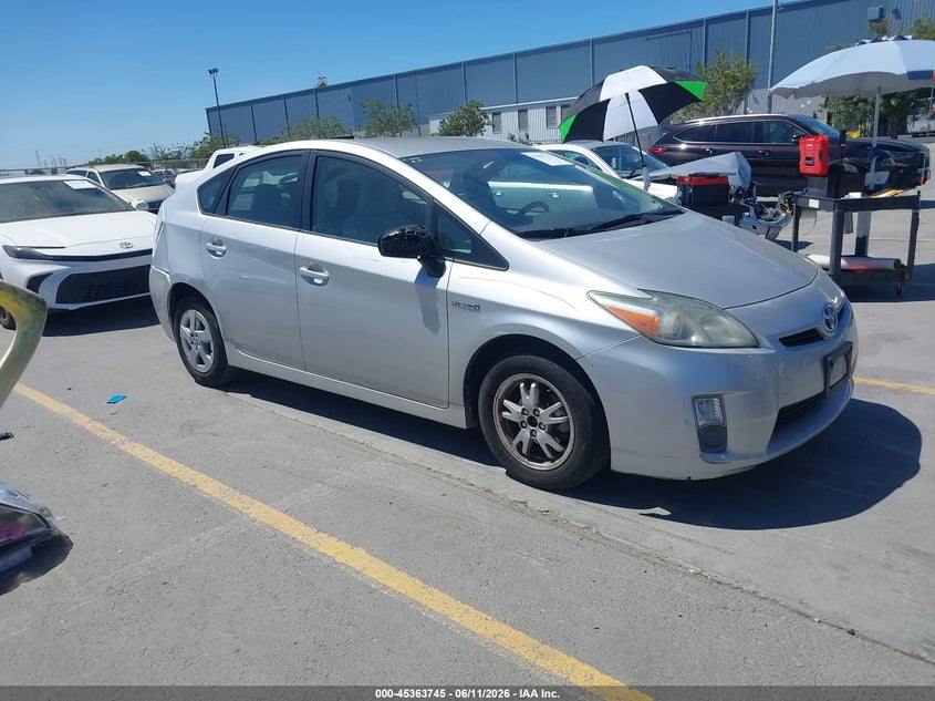 2010 Toyota Prius VIN JTDKN3DU4A0123763 IAAI salvage auction — RIGHT REAR, Salvage (California), sold $3,400 on 2026-07-06 (photo 1)