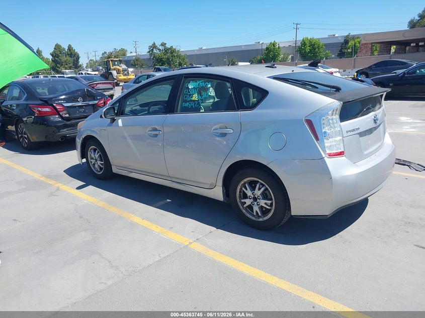 2010 Toyota Prius VIN JTDKN3DU4A0123763 IAAI salvage auction — RIGHT REAR, Salvage (California), sold $3,400 on 2026-07-06 (photo 3)