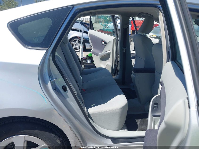 2010 Toyota Prius VIN JTDKN3DU4A0123763 IAAI salvage auction — RIGHT REAR, Salvage (California), sold $3,400 on 2026-07-06 (photo 8)