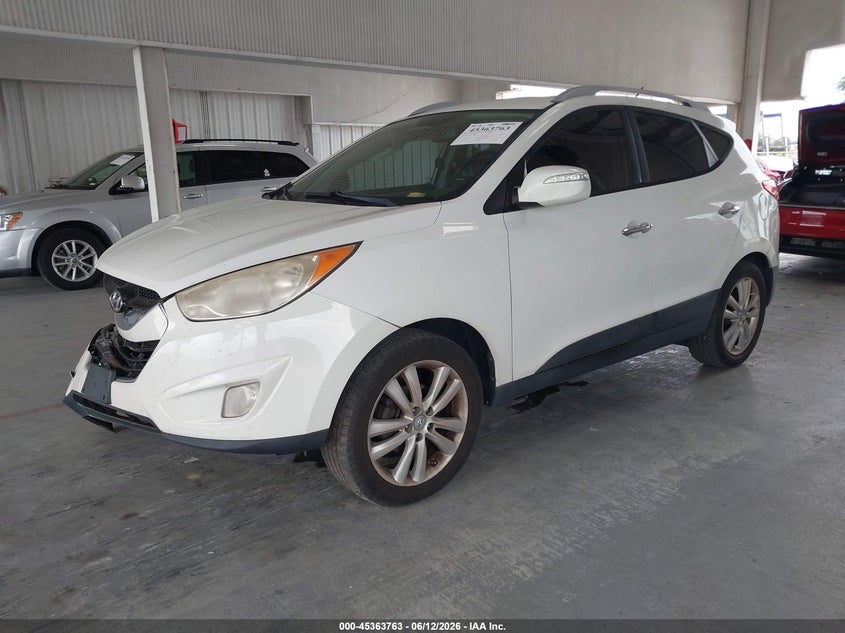 2011 Hyundai Tucson VIN KM8JU3AC3BU134883 IAAI salvage auction — FRONT END, Rebuildable (Florida), sold $550 on 2026-07-22 (photo 2)