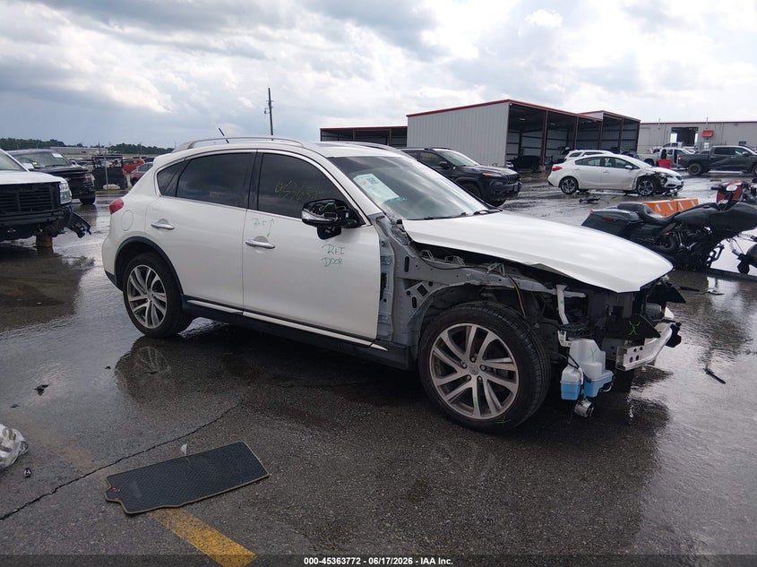 2016 Infiniti Qx50 VIN JN1BJ0RR4GM265095 IAAI salvage auction — FRONT END, Salvage (Missouri), sold $500 on 2026-07-18 (photo 1)