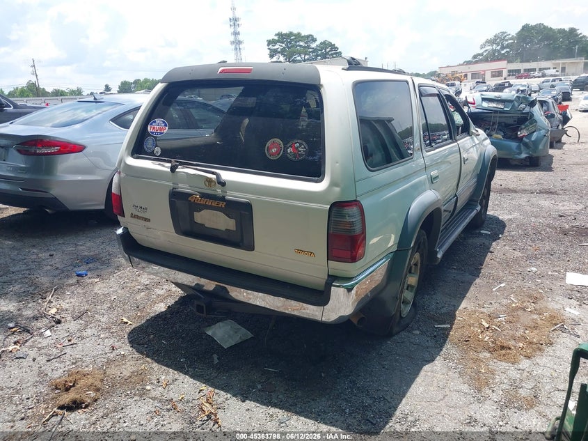1998 Toyota 4runner VIN JT3GN87R0W0075488 IAAI salvage auction — FRONT & REAR, Salvage (Idaho), sold $700 on 2026-07-08 (photo 4)