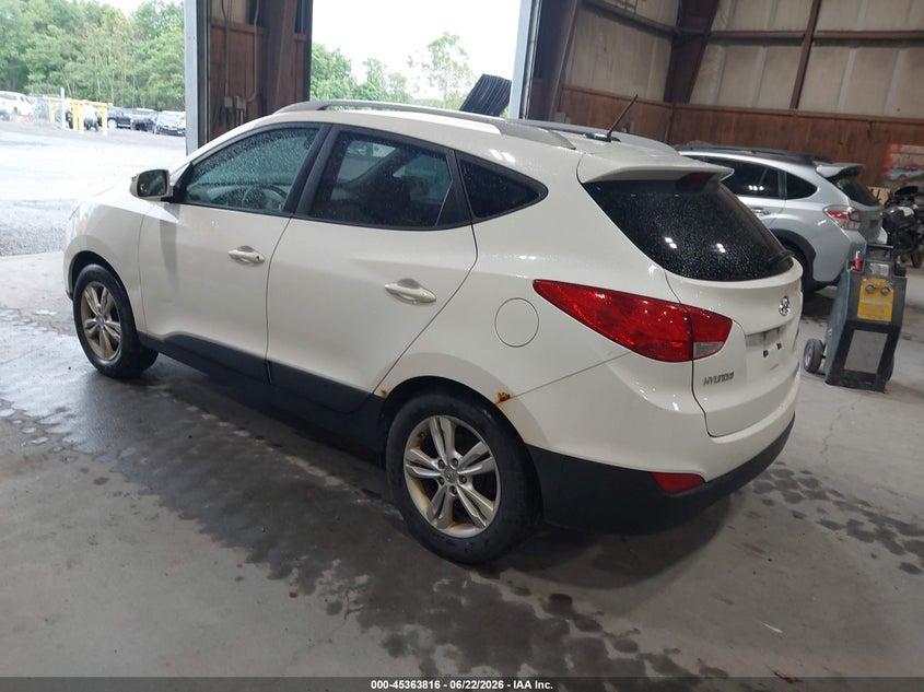 2013 Hyundai Tucson VIN KM8JUCAC9DU696788 IAAI salvage auction — RIGHT REAR, Mv-907A (New York), sold $1,050 on 2026-07-15 (photo 3)
