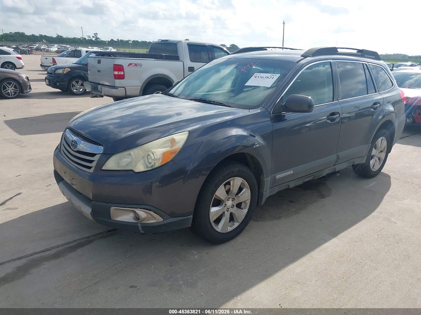 2011 Subaru Outback VIN 4S4BRBJC4B3381917 IAAI salvage auction — NORMAL WEAR, Original (Texas), sold $725 on 2026-07-17 (photo 2)
