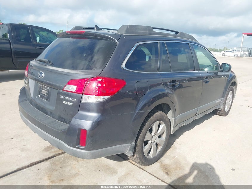 2011 Subaru Outback VIN 4S4BRBJC4B3381917 IAAI salvage auction — NORMAL WEAR, Original (Texas), sold $725 on 2026-07-17 (photo 4)