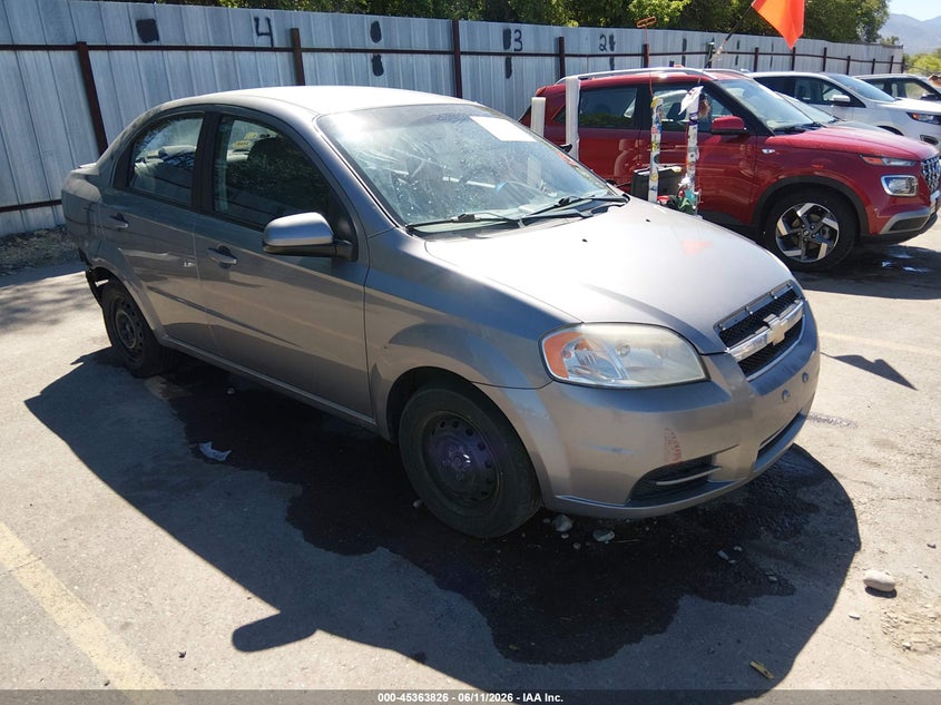 2010 Chevrolet Aveo VIN KL1TD5DE8AB126124 IAAI salvage auction — REAR END, Salvage (Utah), sold $325 on 2026-07-09 (photo 1)