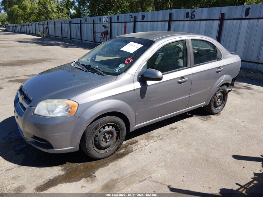 2010 Chevrolet Aveo VIN KL1TD5DE8AB126124 IAAI salvage auction — REAR END, Salvage (Utah), sold $325 on 2026-07-09 (photo 2)