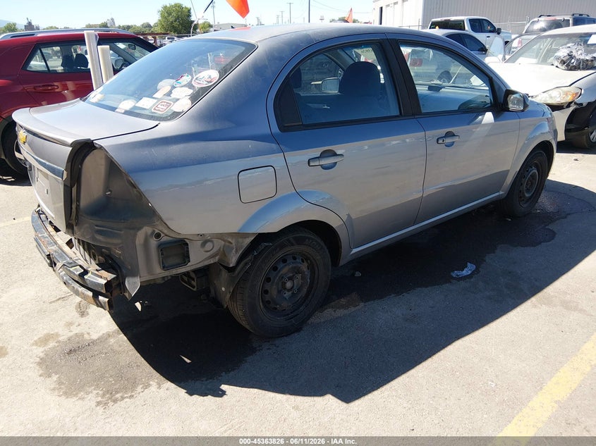 2010 Chevrolet Aveo VIN KL1TD5DE8AB126124 IAAI salvage auction — REAR END, Salvage (Utah), sold $325 on 2026-07-09 (photo 4)