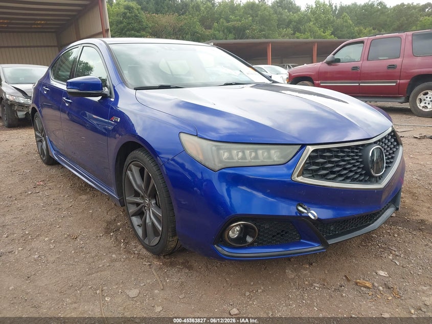 2018 Acura Tlx VIN 19UUB2F62JA010495 IAAI salvage auction — FRONT END, Salvage (Alabama), sold $2,850 on 2026-08-02 (photo 1)