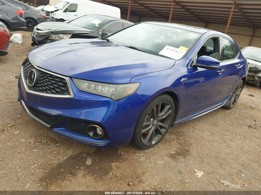 2018 Acura Tlx VIN 19UUB2F62JA010495 IAAI salvage auction — FRONT END, Salvage (Alabama), sold $2,850 on 2026-08-02 (photo 2)