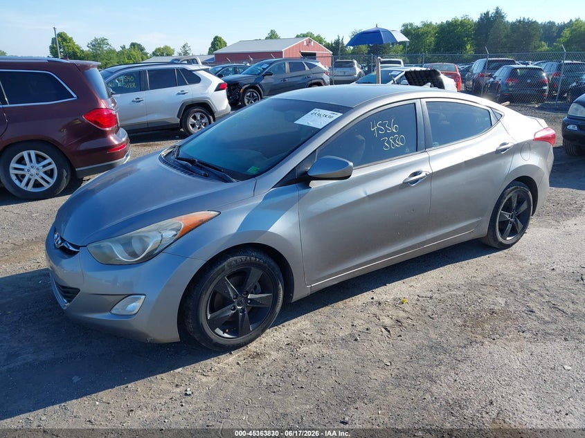 2012 Hyundai Elantra VIN KMHDH4AE7CU233930 IAAI salvage auction — NORMAL WEAR, Clear (Virginia), sold $300 on 2026-07-28 (photo 2)