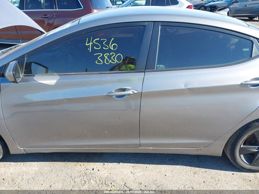 2012 Hyundai Elantra VIN KMHDH4AE7CU233930 IAAI salvage auction — NORMAL WEAR, Clear (Virginia), sold $300 on 2026-07-28 (photo 6)