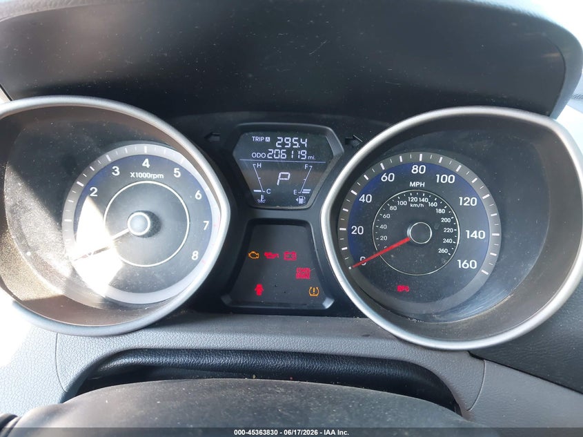 2012 Hyundai Elantra VIN KMHDH4AE7CU233930 IAAI salvage auction — NORMAL WEAR, Clear (Virginia), sold $300 on 2026-07-28 (photo 7)