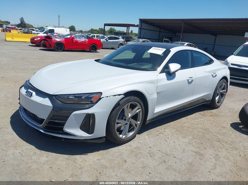 2024 Audi E-tron gt VIN WAUFJBFW4R7004763 IAAI salvage auction — FRONT END, Salvage (California), sold $18,000 on 2026-09-03 (photo 2)