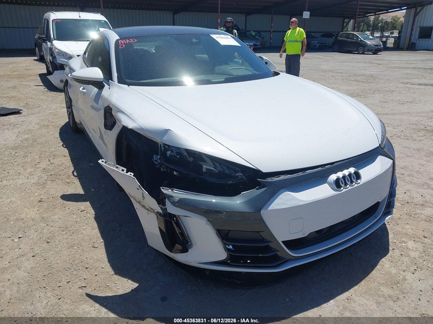 2024 Audi E-tron gt VIN WAUFJBFW4R7004763 IAAI salvage auction — FRONT END, Salvage (California), sold $18,000 on 2026-09-03 (photo 6)