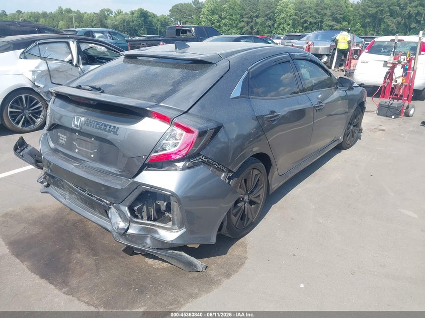 2018 Honda Civic VIN SHHFK7H54JU411996 IAAI salvage auction — FRONT END, Salvage (North Carolina), sold $4,050 on 2026-08-02 (photo 4)