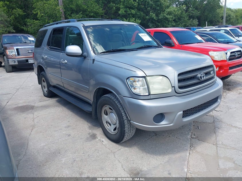 2003 Toyota Sequoia VIN 5TDZT34A43S187506 IAAI salvage auction — NORMAL WEAR, Original (Texas), sold $800 on 2026-07-13 (photo 1)