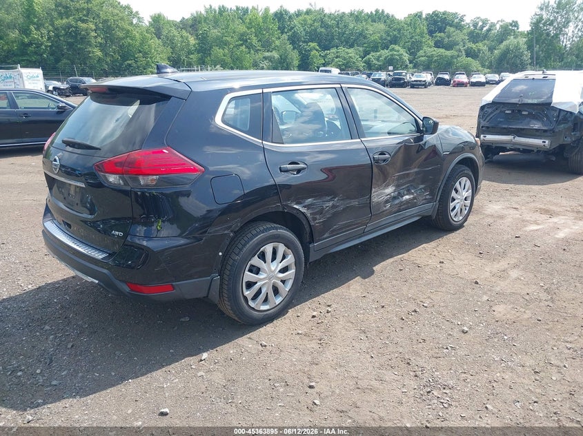 2017 Nissan Rogue VIN JN8AT2MV6HW279660 IAAI salvage auction — RIGHT SIDE, Salvage (Idaho), sold $1,150 on 2026-07-08 (photo 4)