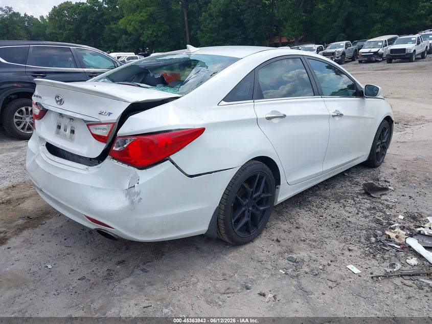 2013 Hyundai Sonata VIN 5NPEC4AB4DH643285 IAAI salvage auction — REAR END, Salvage (Georgia), sold $400 on 2026-07-22 (photo 4)