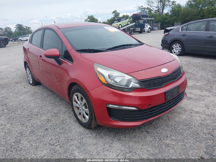 2017 Kia Rio VIN KNADM4A30H6057925 IAAI salvage auction — NORMAL WEAR, Original (Ohio), sold $850 on 2026-07-14 (photo 1)