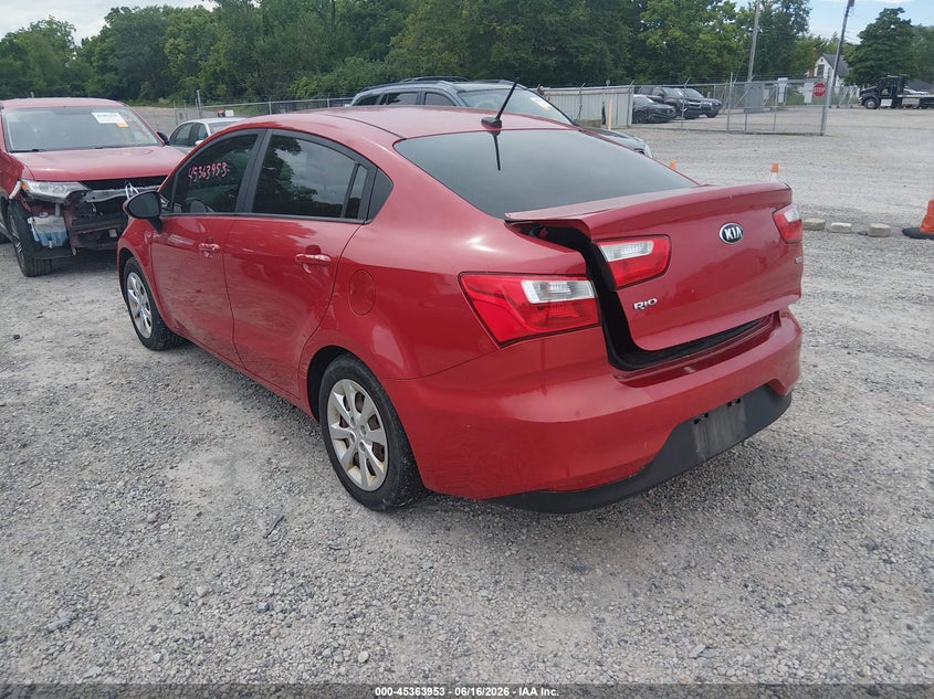 2017 Kia Rio VIN KNADM4A30H6057925 IAAI salvage auction — NORMAL WEAR, Original (Ohio), sold $850 on 2026-07-14 (photo 3)
