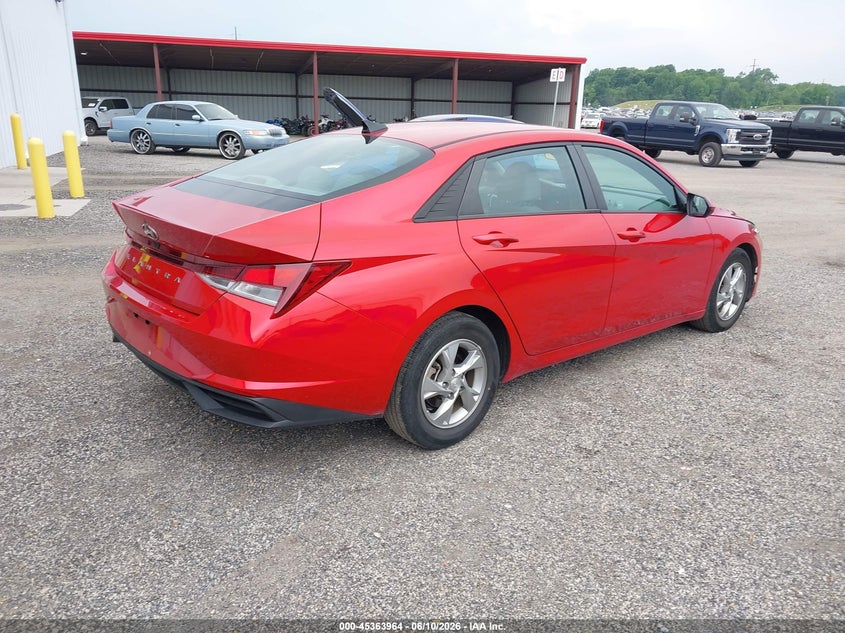2021 Hyundai Elantra VIN 5NPLL4AG4MH049279 IAAI salvage auction — NORMAL WEAR, Sf97 (Maryland), sold $525 on 2026-07-21 (photo 4)