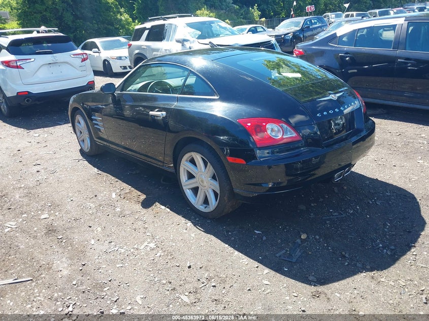 2005 Chrysler Crossfire VIN 1C3AN69L65X034047 IAAI salvage auction — NORMAL WEAR, Clear (New York), sold $1,150 on 2026-08-01 (photo 3)