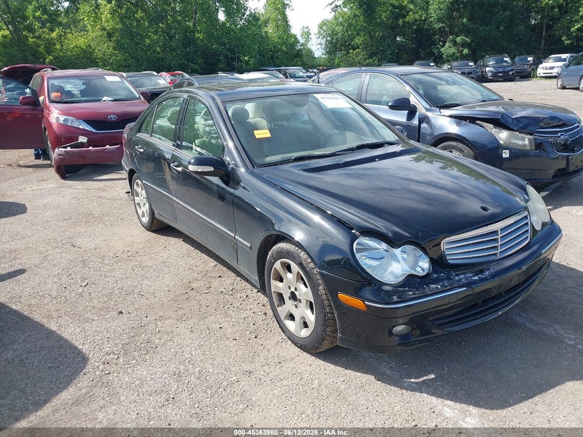 2006 Mercedes-benz C class VIN WDBRF92HX6F790635 IAAI salvage auction — FRONT END, Salvage (Ohio), sold $400 on 2026-07-21 (photo 1)