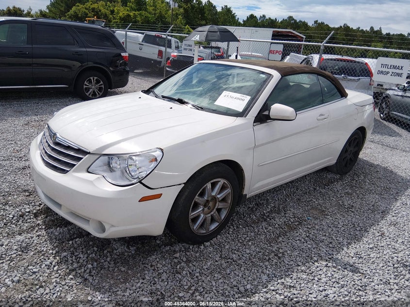 2008 Chrysler Sebring VIN 1C3LC55RX8N130394 IAAI salvage auction — REAR END, Clear (Alabama), sold $225 on 2026-07-09 (photo 2)