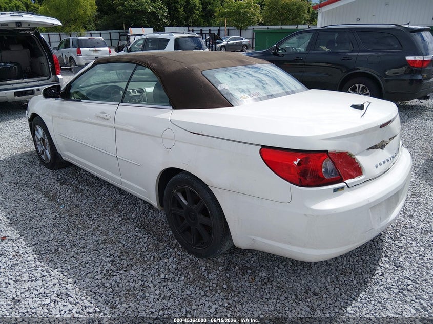 2008 Chrysler Sebring VIN 1C3LC55RX8N130394 IAAI salvage auction — REAR END, Clear (Alabama), sold $225 on 2026-07-09 (photo 3)